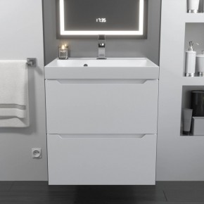Тумба с раковиной Uperwood Tanos 50 см, подвесная, белая матовая в Соликамске - solikamsk.mebel24.online | фото 10