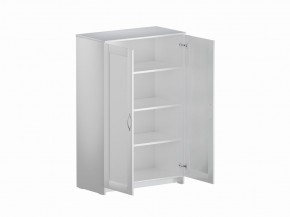 Тумба СИРИУС двухдверная высокая, цвет белый в Соликамске - solikamsk.mebel24.online | фото 3