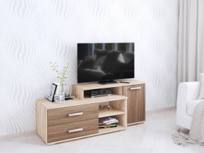 Тумба ТВ Парус-3 дуб сонома/ясень шимо в Соликамске - solikamsk.mebel24.online | фото