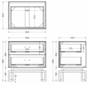Тумбочка KFG085-NI в Соликамске - solikamsk.mebel24.online | фото 5