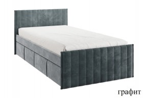 ТВИКС Кровать с ящиками 900 (графит) в Соликамске - solikamsk.mebel24.online | фото