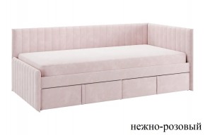ТВИКС Кровать (тахта) с ящиками 900 (нежно-розовый) в Соликамске - solikamsk.mebel24.online | фото
