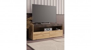 ВЕГАС Тумба ТВ (Дуб Вотан/Ателье темный​​​​​​​) в Соликамске - solikamsk.mebel24.online | фото