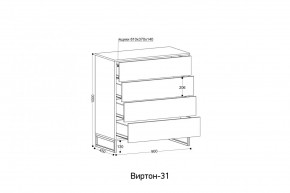 ВИРТОН 31 Комод (винтерберг) в Соликамске - solikamsk.mebel24.online | фото 2