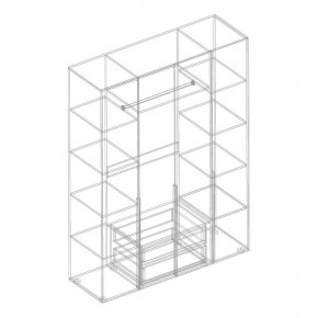 ВИТА Шкаф 4-ств для одежды в Соликамске - solikamsk.mebel24.online | фото 2