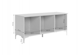 ЗЕФИР Гостиная К1 (белое дерево/белый муар) в Соликамске - solikamsk.mebel24.online | фото 4