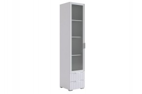 ЗЕФИР Шкаф однодверный 107.03 (белый муар) в Соликамске - solikamsk.mebel24.online | фото