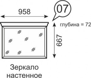 Зеркало настенное Венеция 7 бодега в Соликамске - solikamsk.mebel24.online | фото 1